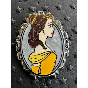 Disney PALM Princess Cameos Mystery Pin - Belle - Pink a la mode - LE 300